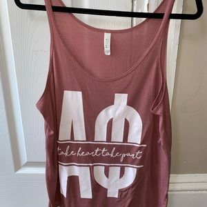 Alpha Phi Pink Tank top